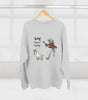 Hey! That’s My Leg! Funny Skeleton Cowboy Sweatshirt - Western Goose Halloween Crewneck