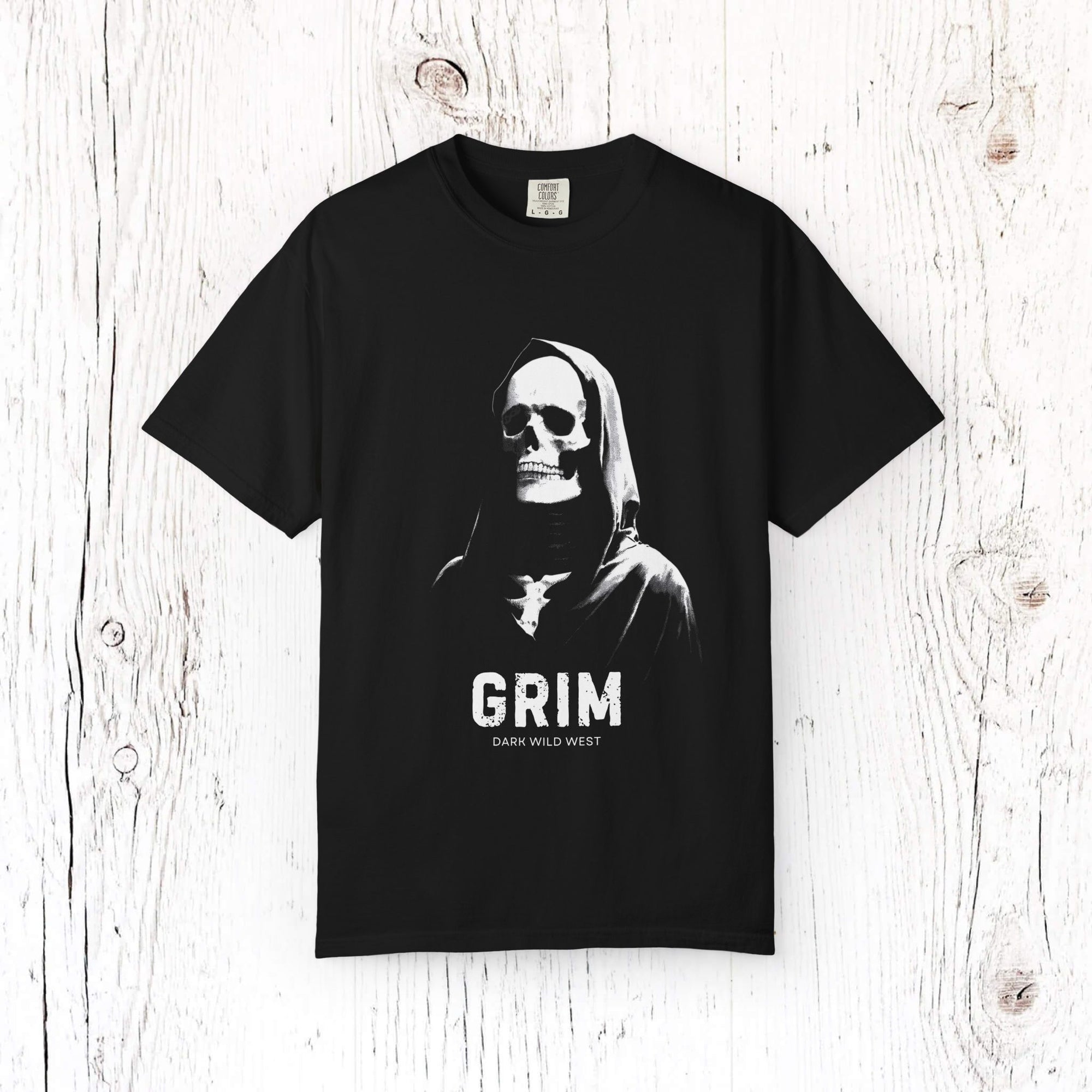 The Reaper - Grim Gothic Outlaw - DarkWildWest Unisex T-Shirt