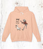 Hey! That’s My Leg! Funny Skeleton Cowboy Hoodie - Western Goose Halloween Sweatshirt