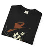 Smoking Skeleton Cowboy Graphic Tee – DarkWildWest Unisex T-Shirt