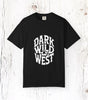 Dark Wild West Skull Logo T-Shirt - Western Outlaw Streetwear Tee