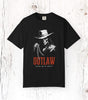 Outlaw Skeleton Cowboy Graphic Tee - DarkWildWest Unisex T-Shirt