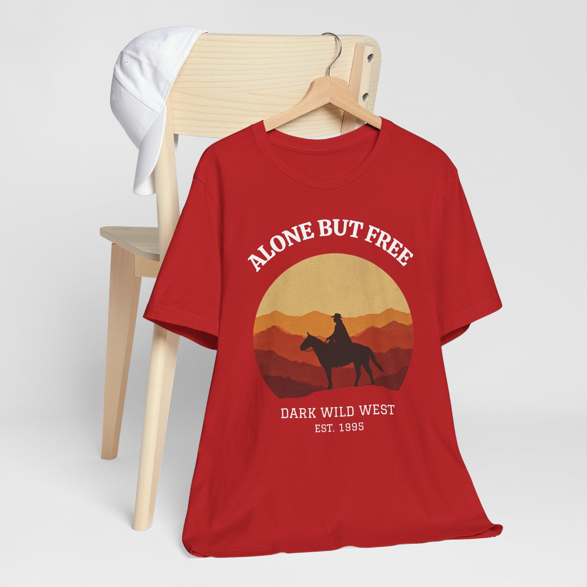 Ride Into the Sunset Cowboy - DarkWildWest Unisex T-Shirt