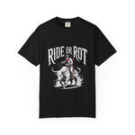 Ride or Rot Skeleton Cowboy – DarkWildWest Unisex T-Shirt