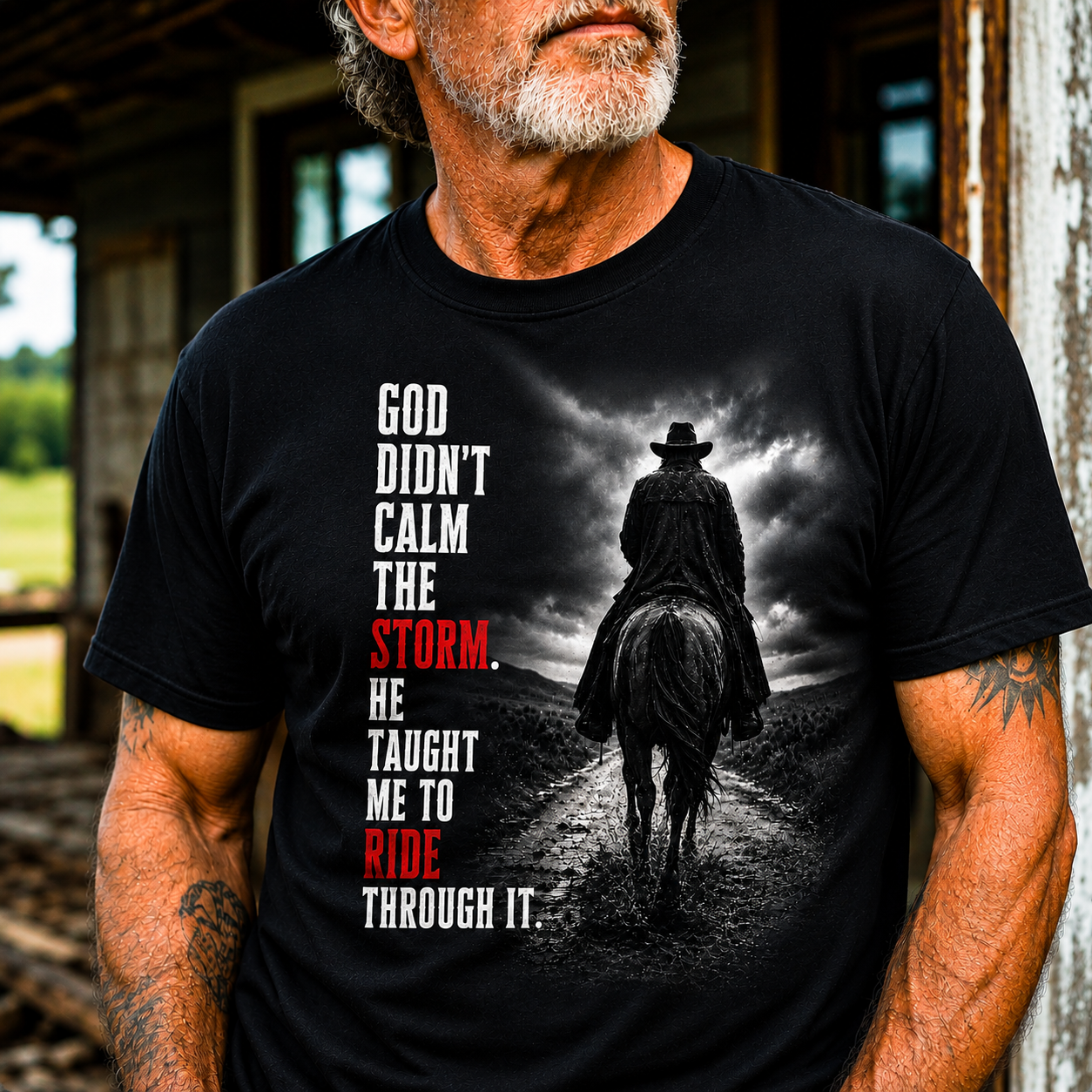 Graphic T-Shirt - "God Never Asked Where I'd Been, He Just Asked If I Was Coming Home"