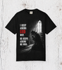 Religious Prayer T-Shirt -"I Keep Asking God Why. He Keeps Asking Me Who."
