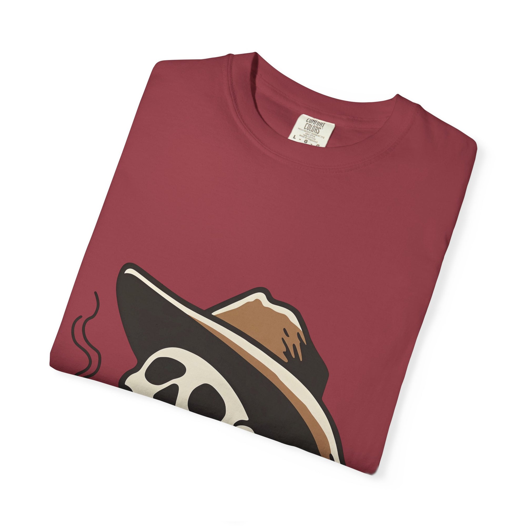 No Lungs, No Problem - Funny Cowboy Skull Unisex T-Shirt