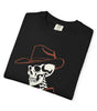 Minimalist Skeleton Cowboy – DarkWildWest Unisex T-Shirt