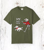 Hey! That’s My Leg! Skeleton Cowboy Funny Halloween Unisex T-Shirt
