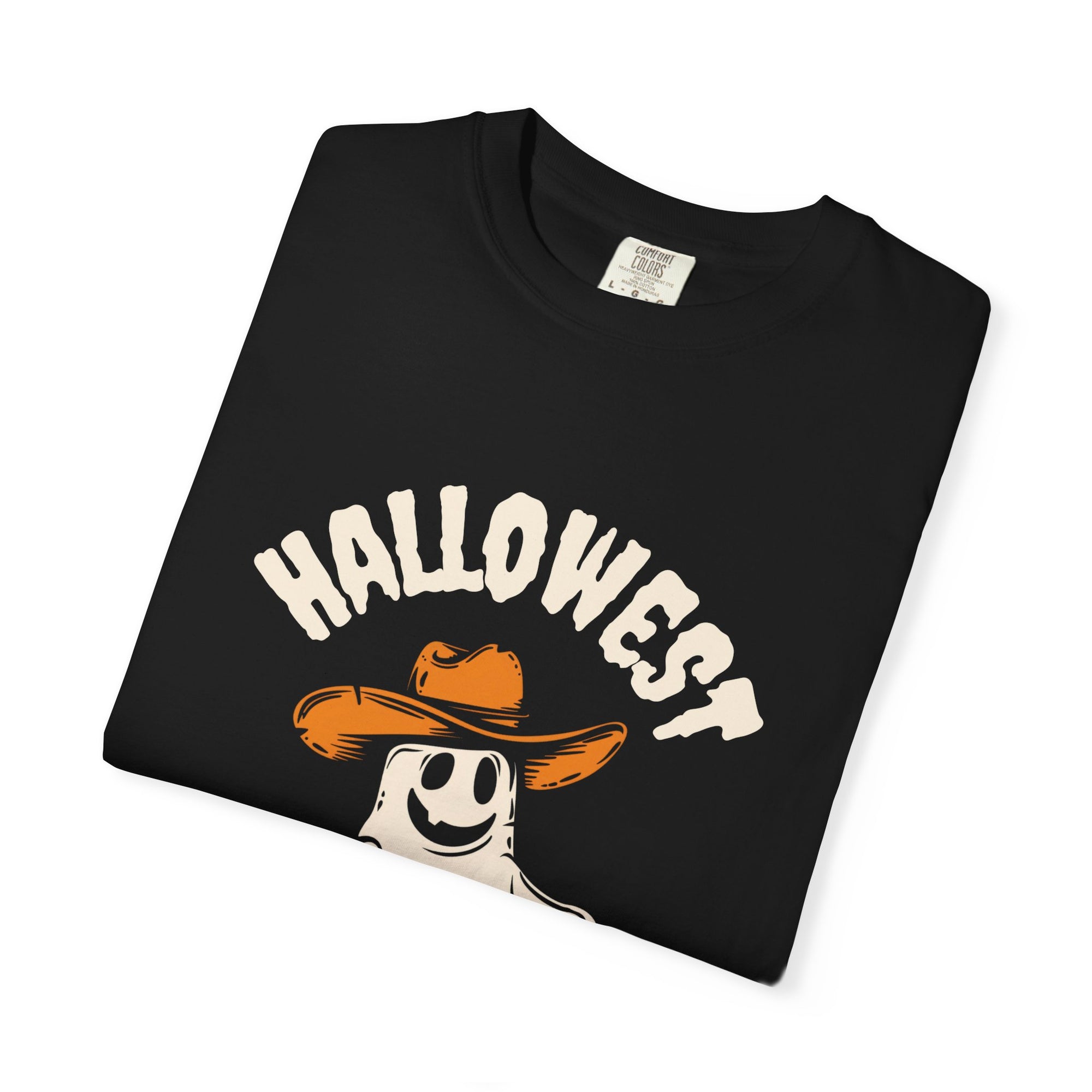 Hallowest Cowboy Ghost Halloween T-Shirt – Funny Western Spooky Tee