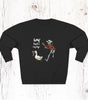 Hey! That’s My Leg! Funny Skeleton Cowboy Sweatshirt - Western Goose Halloween Crewneck