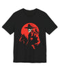 Skeleton Cowboy with Horse & Crow – DarkWildWest Unisex T-Shirt