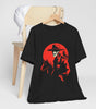 Skeleton Cowboy with Horse & Crow – DarkWildWest Unisex T-Shirt