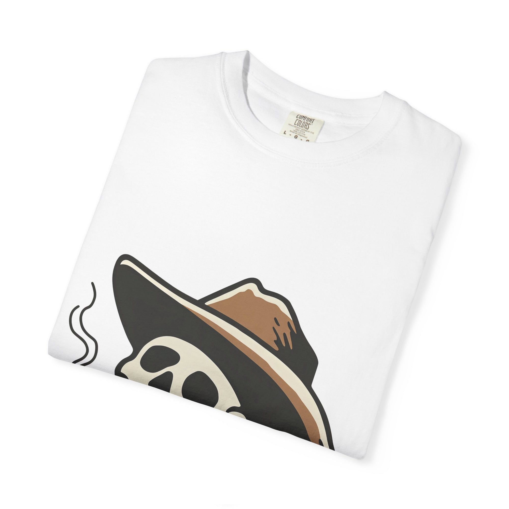 No Lungs, No Problem - Funny Cowboy Skull Unisex T-Shirt