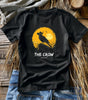 The Crow Cowboy Sunset – DarkWildWest Unisex T-Shirt