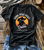 Raven Cowboy Shadow – DarkWildWest Unisex T-Shirt