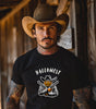 Hallowest Pumpkin Gunslinger – DarkWildWest Unisex T-Shirt