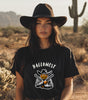 Hallowest Pumpkin Gunslinger – DarkWildWest Unisex T-Shirt