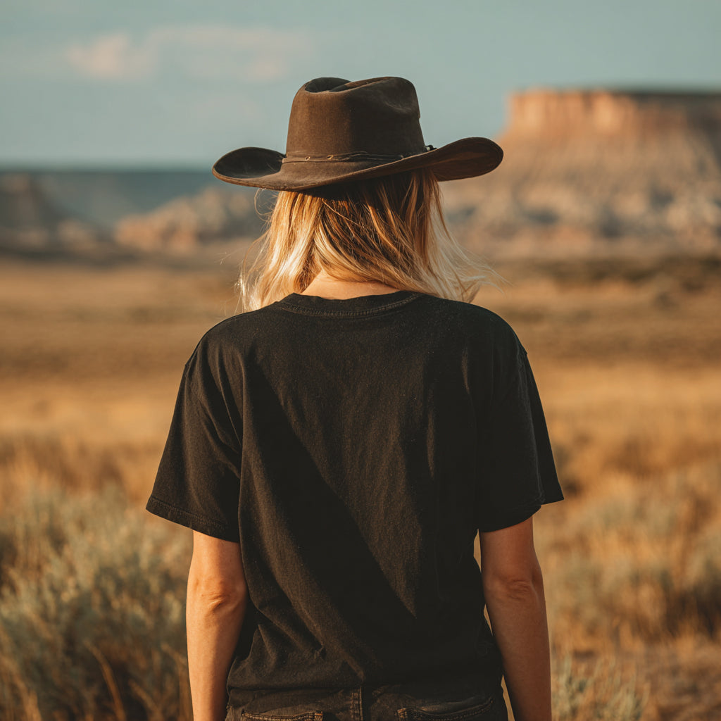 Songs at Sundown Cowboy Frog – DarkWildWest Unisex T-Shirt