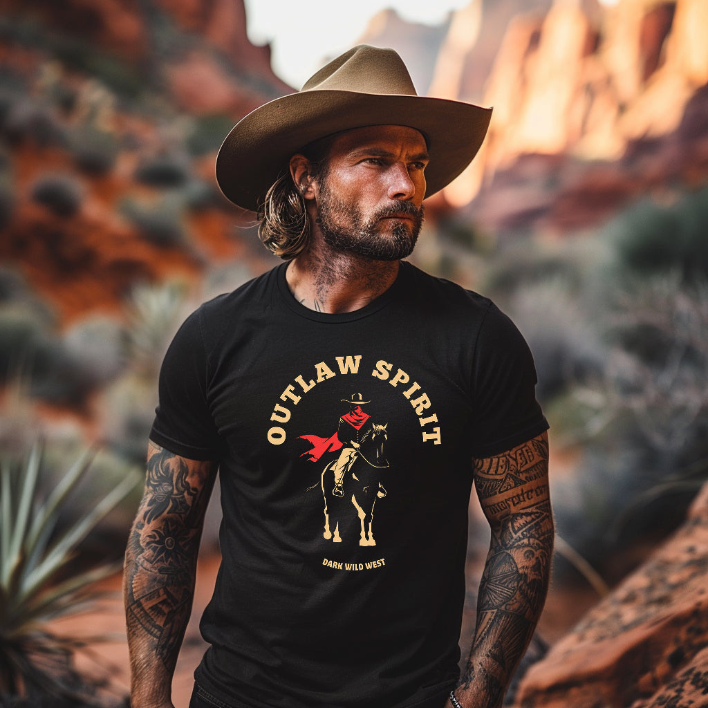 Ride Alone Fear None Cowboy - DarkWildWest Unisex T-Shirt