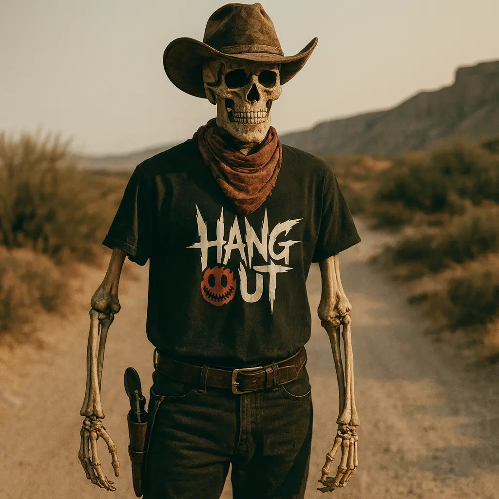 Hang Out Smiley Graphic – DarkWildWest Unisex T-Shirt