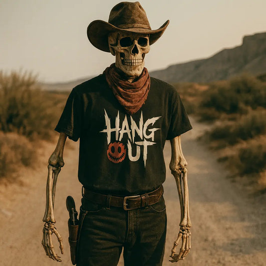Hang Out Smiley Graphic – DarkWildWest Unisex T-Shirt