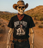 Ride or Rot Skeleton Cowboy – DarkWildWest Unisex T-Shirt
