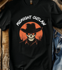 Midnight Outlaw Skull Cowboy T-Shirt – Dark Western Halloween Tee